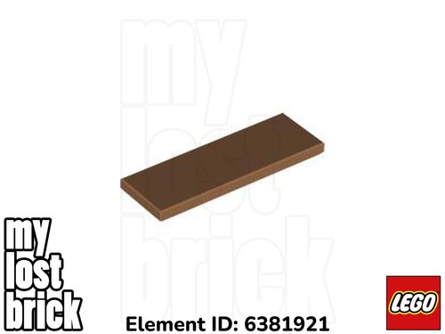 Lego part 69729 tile 2x6 - tile, +