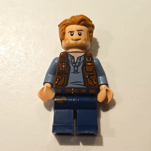 Lego jurassic world owen grady - world,