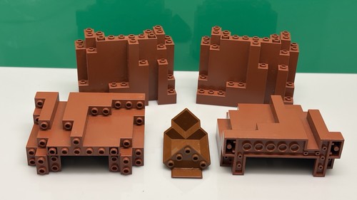 Lego panel x 6 - 6, rock