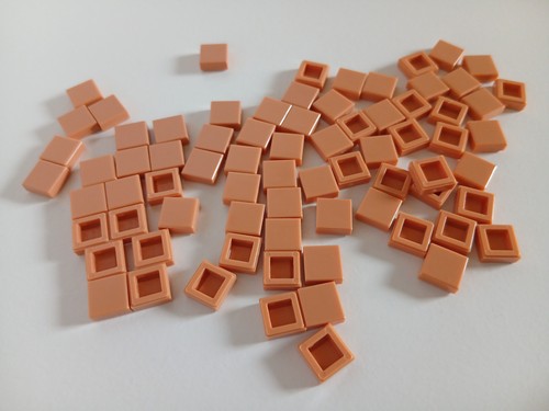 Lego nougat 1x1 tiles - lego,
