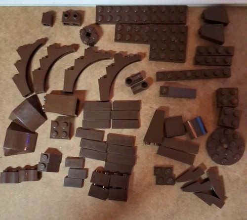 Lego various chocolate brown - chocolate,