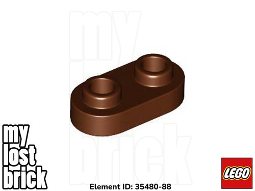 Lego part 35480 plates 1x2 - -,