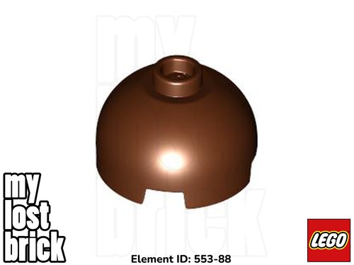 Lego part 553 round - lego, brick