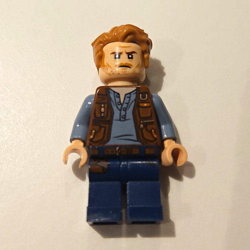 Lego minifigure with brown - minifigure,