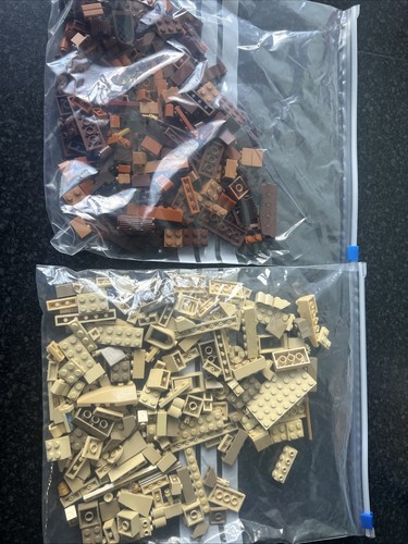 Lego job lot brown tan - tan, and