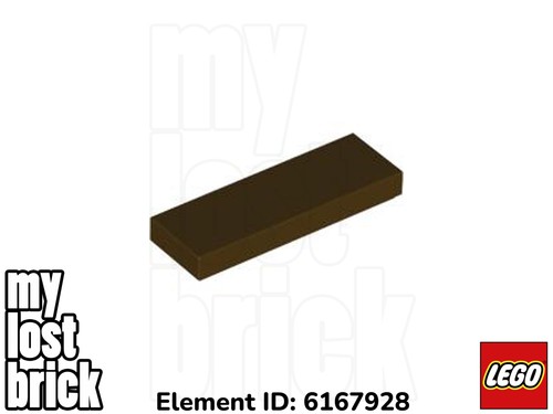 Lego part 63864 tiles 1x3 - -,