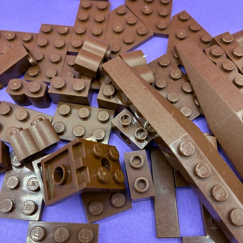 Lego brown bricks - lot,