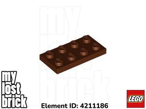 Lego part 3020 plates 2x4 - -,