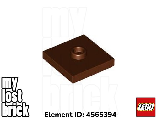 Lego part 87580 plate 2x2 - part,