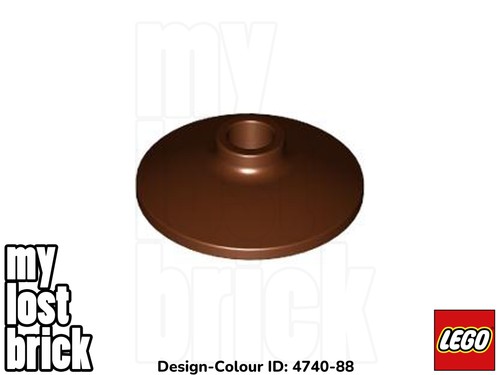 Lego part 4740 dish - -, 2x2