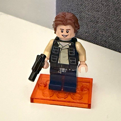 Lego minifigure han solo brown - solo,