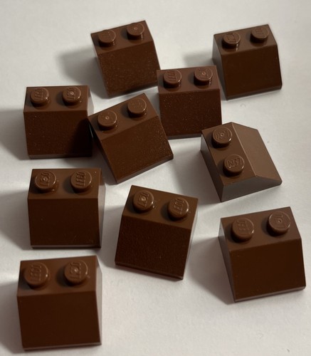 Lego reddish brown slope - lego,