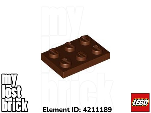 Lego 3021 plates 2x3 - -, (pack