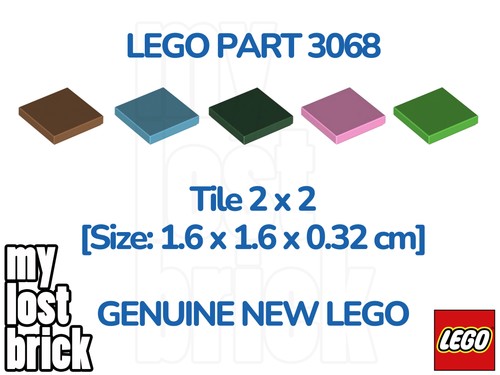 Lego part 3068 - -, tiles