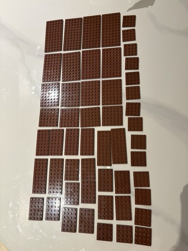 Lego bulk lot - brown, plates