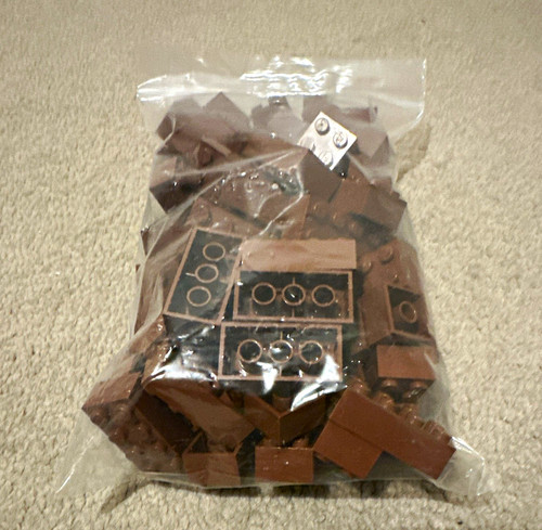 Lego brown bricks pieces - lego,